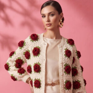 Fleur 3D Bloom Cardigan